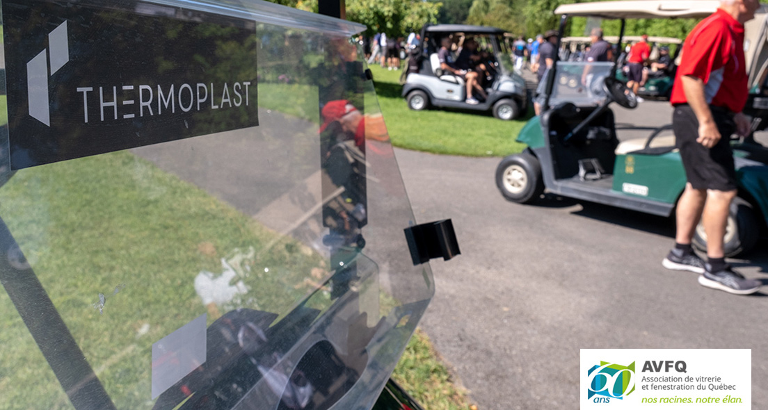 Tournoi de golf de l’Association de vitrerie et fenestration du Québec.