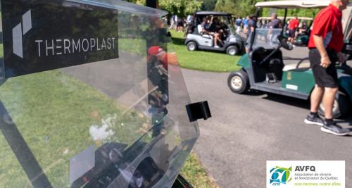Tournoi de golf de l’Association de vitrerie et fenestration du Québec.
